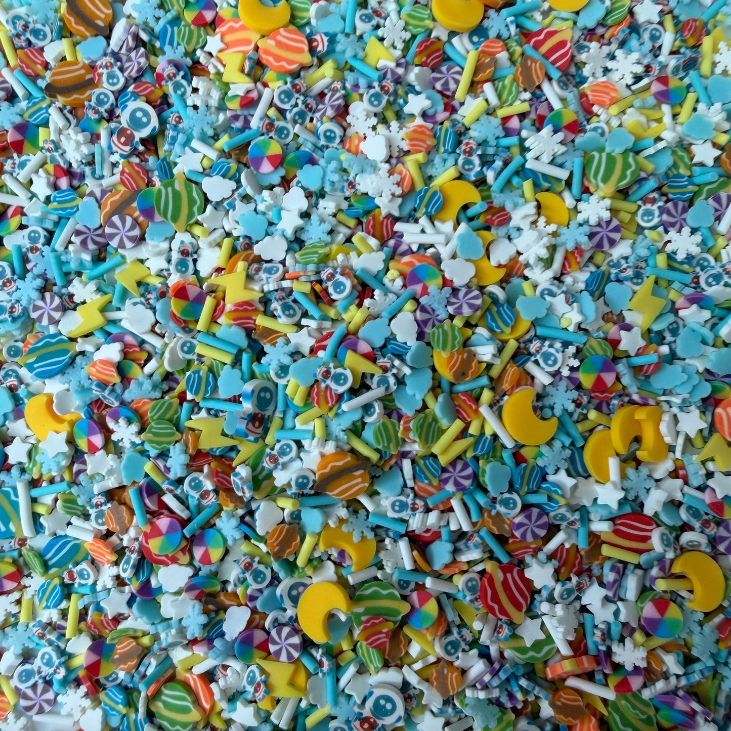 FAKE Winter Planet Polymer Clay Sprinkle Mix (NOT EDIBLE) D14-23