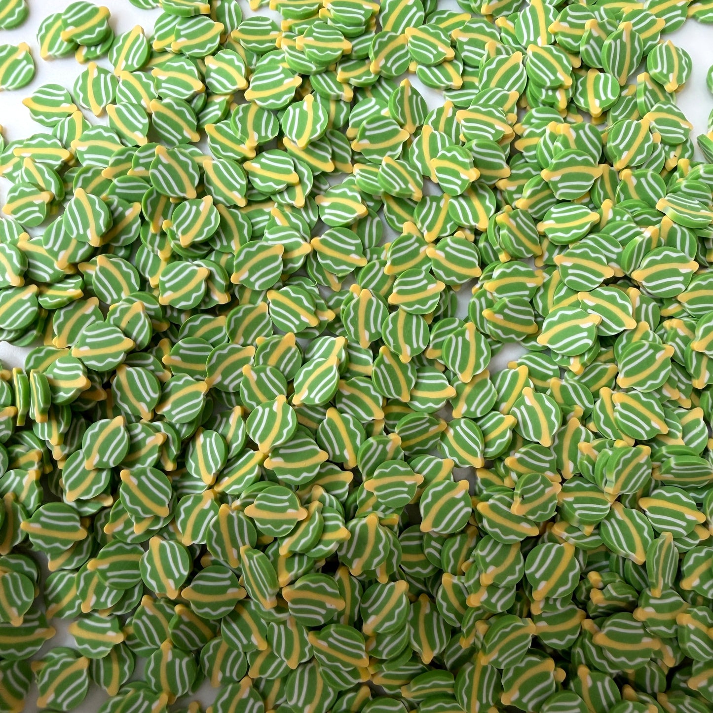 5MM/10MM Green Planet Polymer Clay Sprinkle Pieces (NOT EDIBLE) D14-19