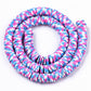 8MM Orchid Polymer Clay Heishi Bead Strands (380-400pcs per strand)
