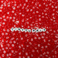 Translucent RED, White Letter A-Z Alphabet Individual Beads (7MM)