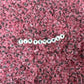 Translucent LIGHT PINK, Black Letter A-Z Alphabet Individual Beads (7MM)