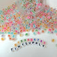 Glow-in-the-Dark Mixed Color 0-9 Individual Number Acrylic Beads (7MM)