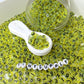 Translucent YELLOW, Black Letter A-Z Alphabet Individual Beads (7MM)
