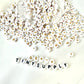 7MM Gold Ampersand Asterisk, Plus, Minus, Dollar Sign Symbol Beads