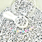 7MM Symbols #1, Dollar, Ampersand, Asterisk, Plus, Minus, Dollar Acrylic Beads