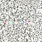 7MM x 4MM White Flat Round Acrylic Mathematical Sign Symbol Beads