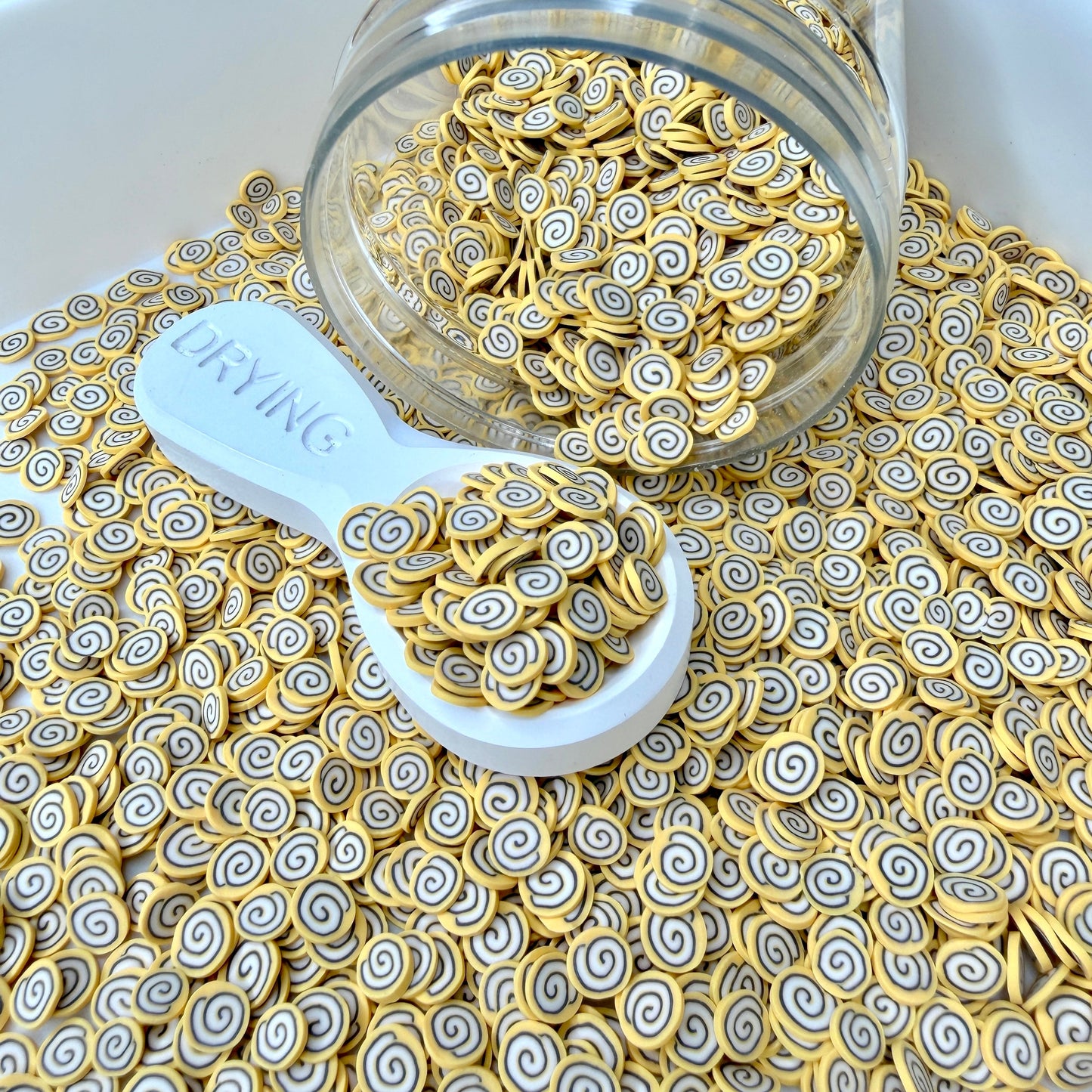 5MM Roll Cake Slice Polymer Clay Sprinkle Pieces (NOT EDIBLE) D4-19