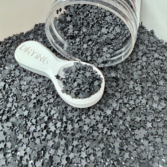 5MM Black Star Polymer Clay Sprinkle (NOT EDIBLE) D53-03
