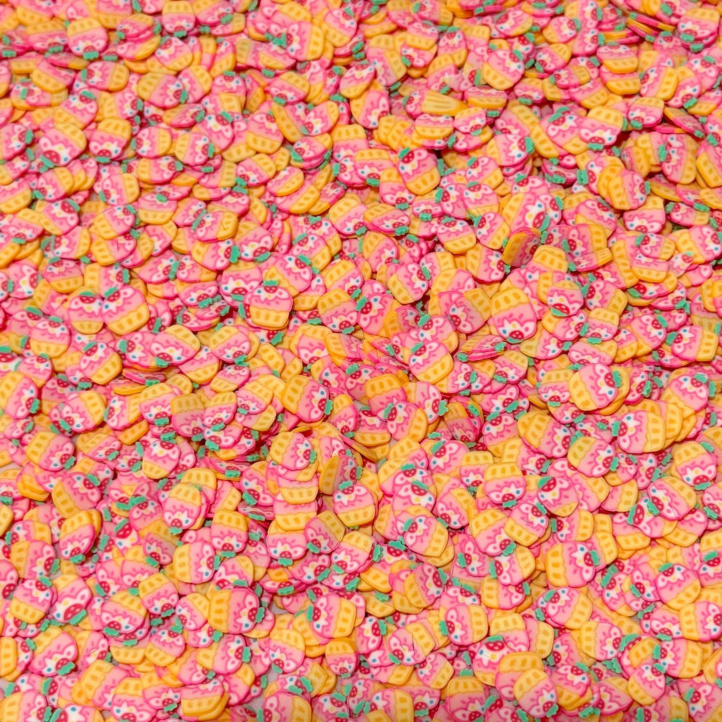 5MM Strawberry Cupcake Polymer Clay Sprinkle (NOT EDIBLE) D52-35
