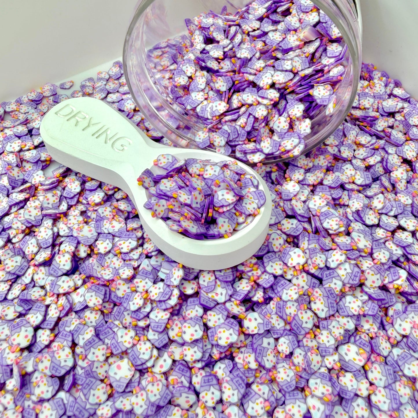 5MM Purple Ice Cream Polymer Clay Sprinkle (NOT EDIBLE) D52-34