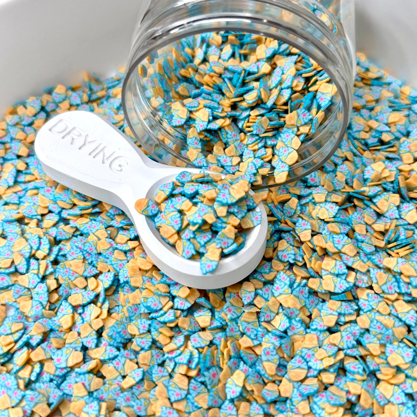 5MM Blue Ice Cream Polymer Clay Sprinkle (NOT EDIBLE) D53-01