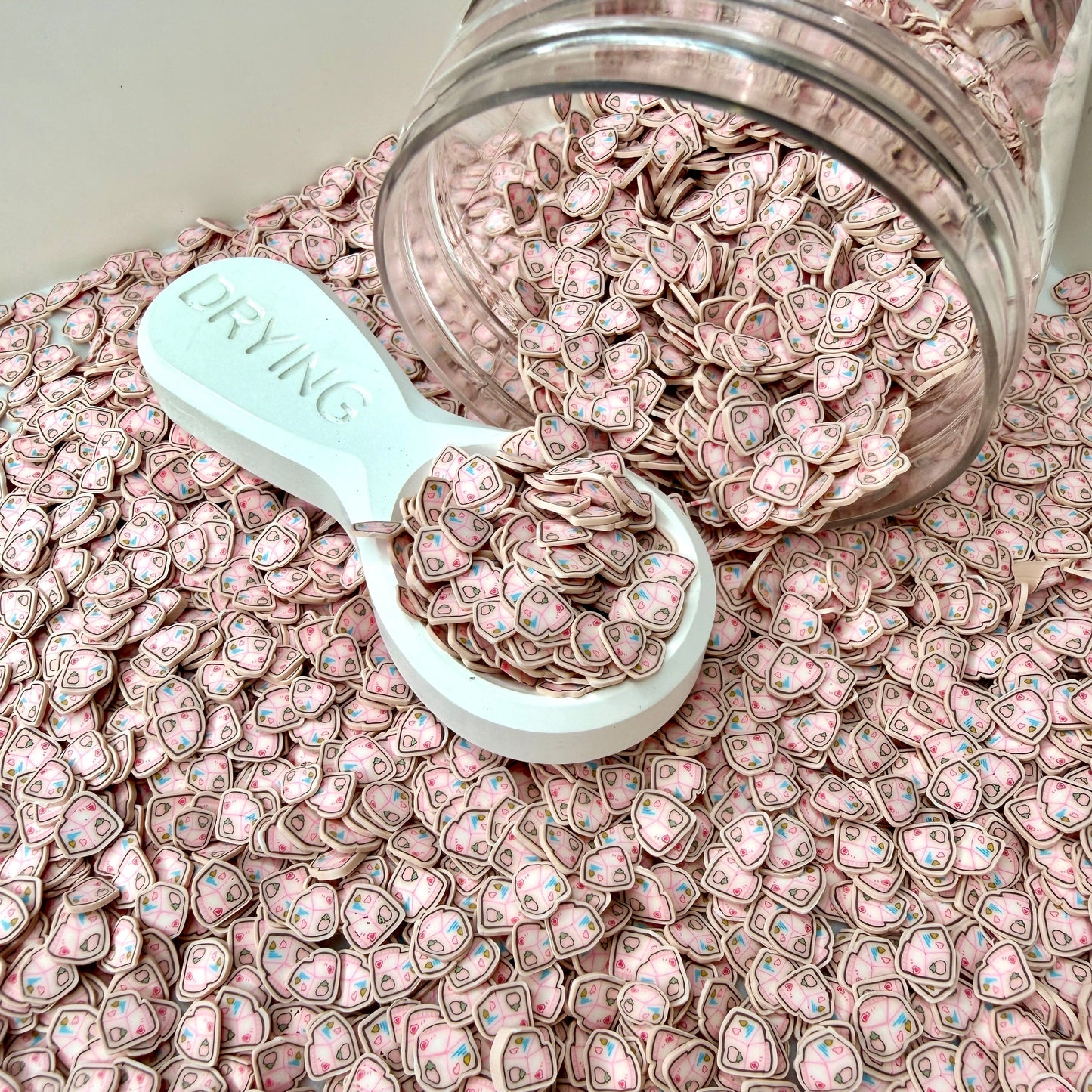 5MM/10MM Strawberry Milk Carton Polymer Clay Sprinkle (NOT EDIBLE)D53-08/09