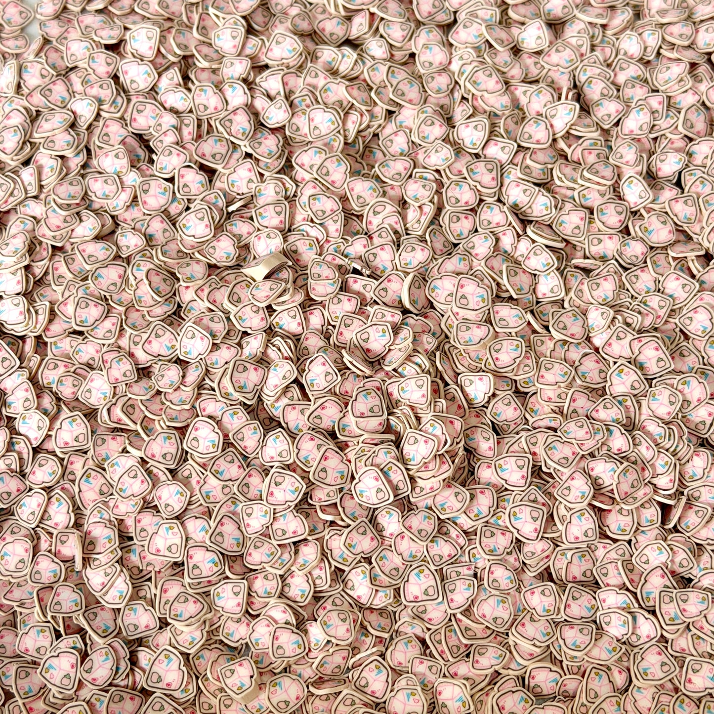 5MM/10MM Strawberry Milk Carton Polymer Clay Sprinkle (NOT EDIBLE)D53-08/09