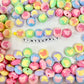 Chunky Two-Toned UV Plated Bear Head Round Bead (17.5x10mm)