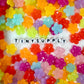 Chunky 14MM Jelly Faceted Flower Acrylic Beads