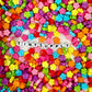 9MM Solid Colored Flower Bead