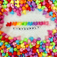 10MM Bright Neon Mouse Head Acrylic Spacer Beads