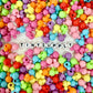 10MM Bright Neon Mouse Head Acrylic Spacer Beads
