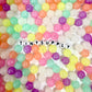 9.5MM Round Glow-in-the-Dark Acrylic Spacer Bead