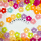 20MM Jelly Colored Themed Acrylic Flower Bead (Fits 6mm bead center)