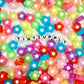Chunky 12MM Bright Colored Jelly Daisy Flower Acrylic Beads