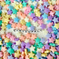 Chunky 14MM Pastel Acrylic Star Beads for Jewelry Making
