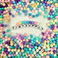 6MM/8MM Pastel Round Acrylic Spacer Beads