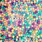 6MM/8MM Pastel Round Acrylic Spacer Beads