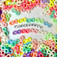 Chunky 21MM Pastel Acrylic Infinity Symbol Spacer Beads