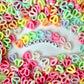 Chunky 16MM Pastel Acrylic Butterfly Heart Spacer Beads