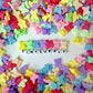 11MM Light/Dark Pastel Acrylic Butterfly Spacer Beads