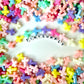 Chunky 17MM Pastel Acrylic Cross Spacer Beads