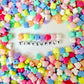 10MM Pastel Acrylic Butterfly Spacer Beads