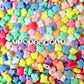 10MM Pastel Acrylic Butterfly Spacer Beads