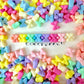 BULK 19MM Matte Pastel Bow Acrylic Spacer Beads