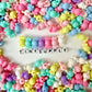 8.5MM x 16.5MM Rainbow Retro-Themed Wrapped Candy Beads