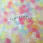 11MM Pastel Puffy Sparkle Candy-Colored Acrylic Star Bead