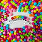 7MM Solid Neon-Colored Flat Round Spacer Beads