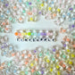 11MM AB Bow Shaped Acrylic Spacer Beads
