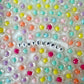 Chunky 13MM AB Flower Shaped Acrylic Spacer Beads