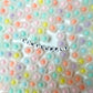 Chunky 13MM Frosted Flower Shaped Acrylic Spacer Beads