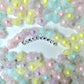 Chunky 17MM Frosted 5 Petal Flower Acrylic Bead