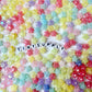 9MM AB Jelly Colored Acrylic Star Bead