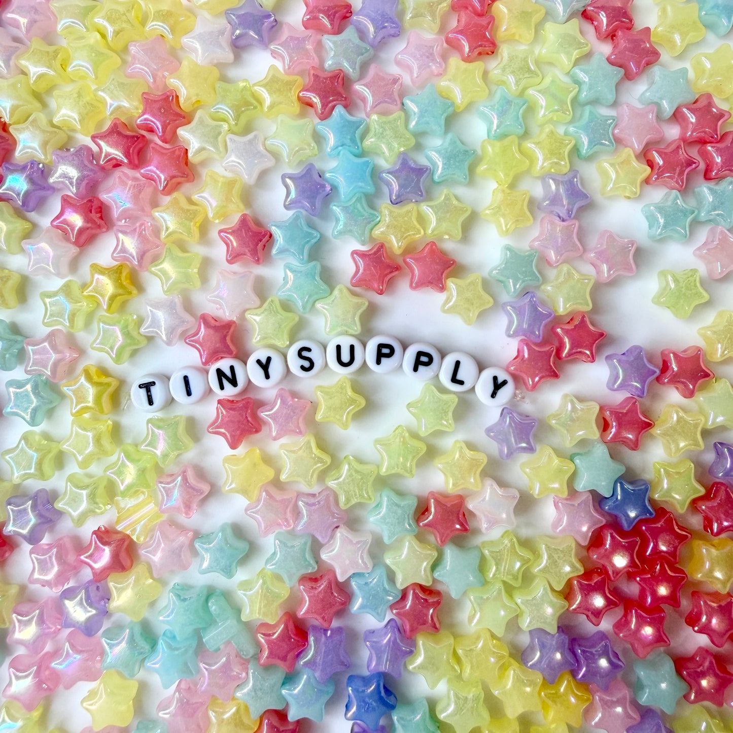 9MM AB Jelly Colored Acrylic Star Bead