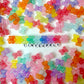 Chunky 11MM x 15MM Light Pastel Jelly Themed Bow Tie Acrylic Beads