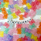 Chunky 11MM x 15MM Light Pastel Jelly Themed Bow Tie Acrylic Beads