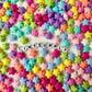 10MM Puffy Candy Star Acrylic Spacer Beads