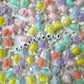 Chunky 16MM Transparent Outer Acrylic Bunny Rabbit Head Beads