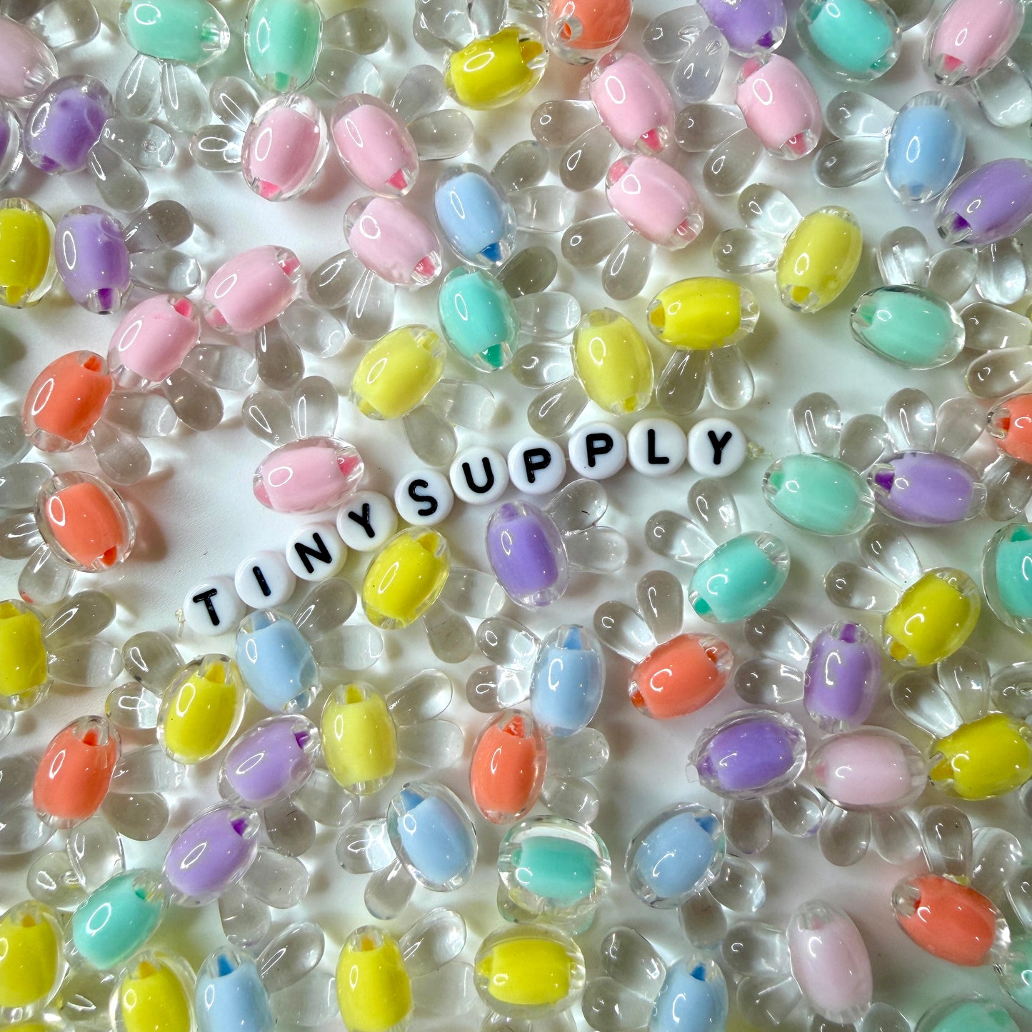Chunky 16MM Transparent Outer Acrylic Bunny Rabbit Head Beads