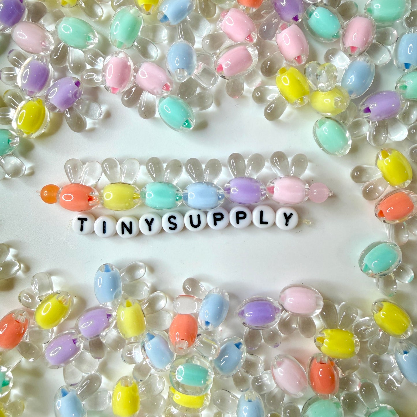 Chunky 16MM Transparent Outer Acrylic Bunny Rabbit Head Beads